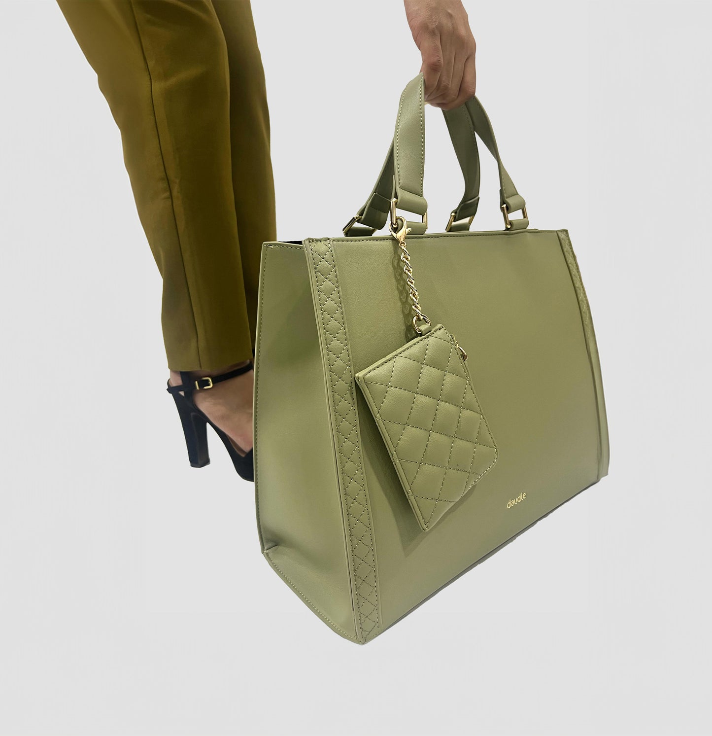 Green Elegance | Designer Tote Bag - LIMITED EDITION