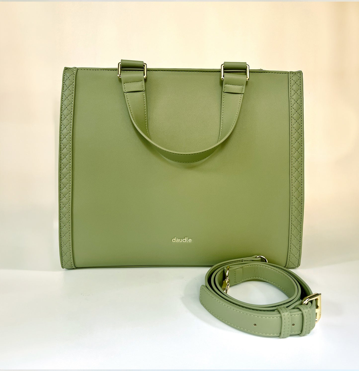 Green Elegance Designer Tote Bag - LIMITED EDITION